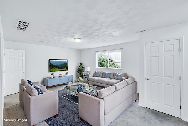 5019 W W Prosperity Ln, Spokane, WA 99208 - living room featuring a textured ceiling