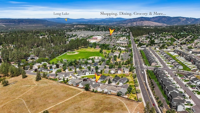 5019 W W Prosperity Ln, Spokane, WA 99208 - view of property location featuring a mountain backdrop and nearby suburban area