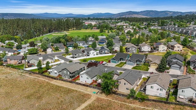 5019 W W Prosperity Ln, Spokane, WA 99208 - aerial view of residential area with a mountain backdrop