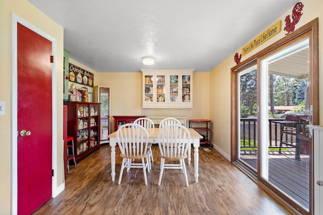 11905 N Atlantic St, Spokane, WA 99218 - dining space with wood finished floors and baseboards