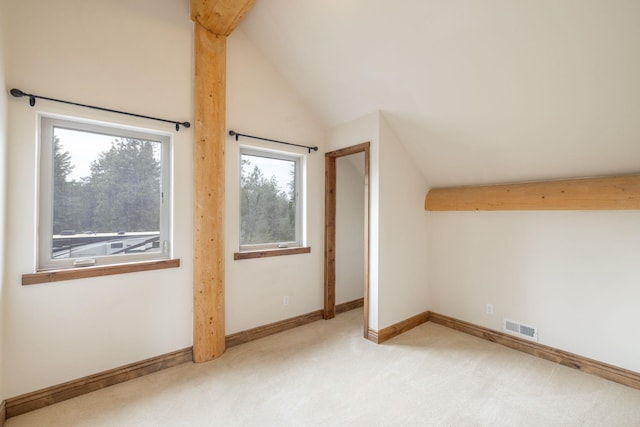 15611 W Pine Bluff Rd, Nine Mile Falls, WA 99026 - bonus room featuring vaulted ceiling and carpet floors