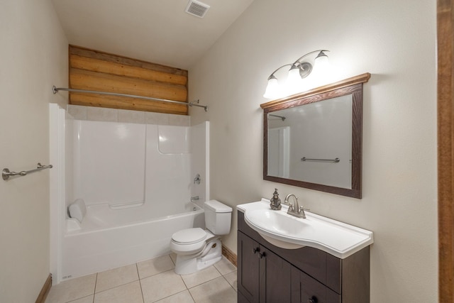 15611 W Pine Bluff Rd, Nine Mile Falls, WA 99026 - full bathroom featuring tile patterned floors, vanity, and shower / washtub combination
