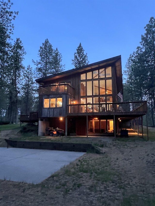 4605 W Pinto Rd, Cheney, WA 99004 - back of house with a deck