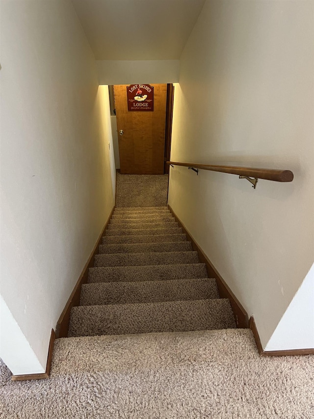 4605 W Pinto Rd, Cheney, WA 99004 - stairs with carpet flooring