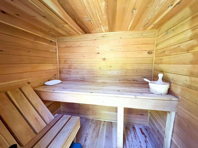 1572 E 20th Hwy, Colville, WA 99114 - relaxing sauna with wooden walls and wood ceiling