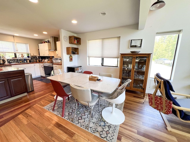 1572 E 20th Hwy, Colville, WA 99114 - dining area featuring light wood-style floors and recessed lighting