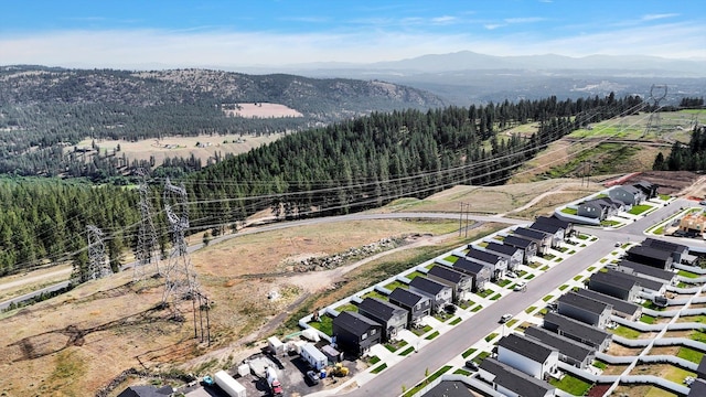 4538 W Brookfield Ave, Spokane, WA 99208 - aerial view of a mountainous background and a heavily wooded area
