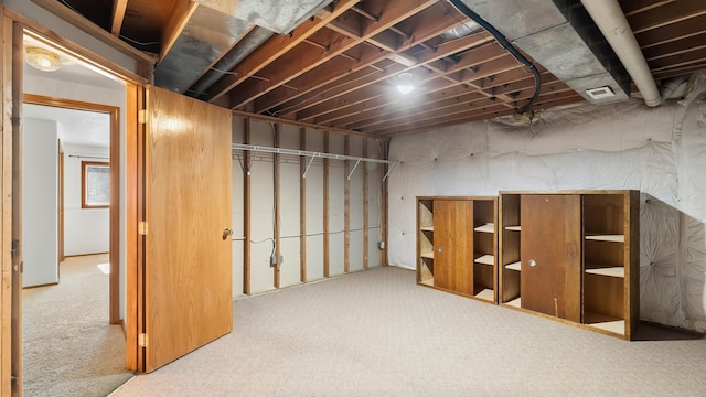 1220 E Brierwood Dr, Spokane, WA 99218 - basement with carpet flooring