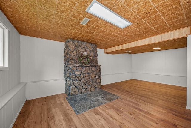 426 E 17th St, Spokane, WA 99203 - below grade area with wood finished floors