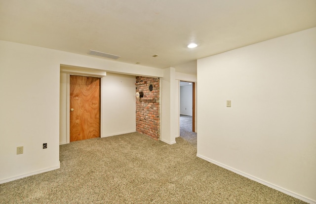 42325 N Sylvan Rd, Elk, WA 99009 - unfurnished room with carpet and recessed lighting