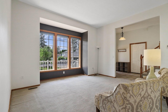 15618 N Chronicle Ct, Mead, WA 99021 - living area featuring carpet flooring and baseboards