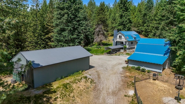 882 Diamond Creek Rd, Newport, WA 99156 - view from above of property featuring a heavily wooded area