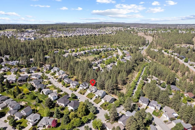 6610 S Echo Ridge St, Spokane, WA 99224 - view of property location featuring a heavily wooded area and nearby suburban area