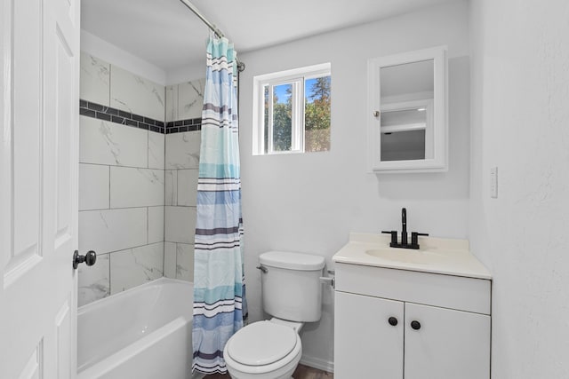 610 N 1st St, Springdale, WA 99173 - bathroom with vanity and shower / bath combo with shower curtain