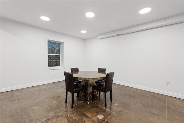 12710 E Kronquist Rd, Mead, WA 99021 - dining room with concrete floors and recessed lighting