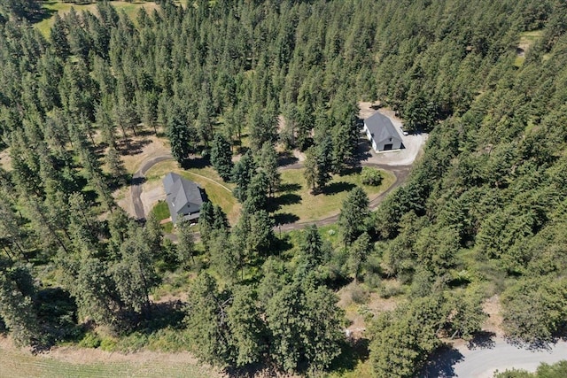 12710 E Kronquist Rd, Mead, WA 99021 - aerial view of property's location featuring a forest