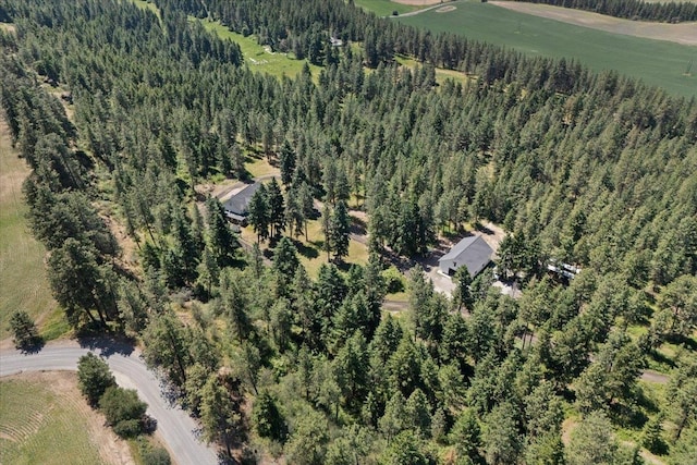 12710 E Kronquist Rd, Mead, WA 99021 - aerial view of property's location featuring a forest
