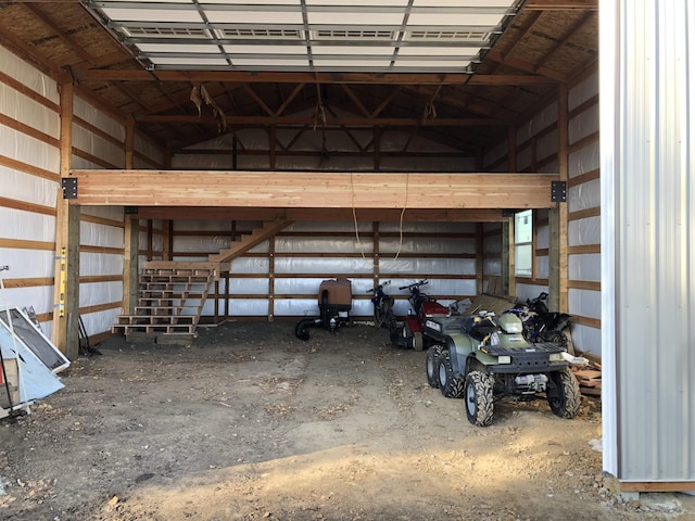 25210 E Bradshaw Rd, Fairfield, WA 99012 - garage featuring metal wall