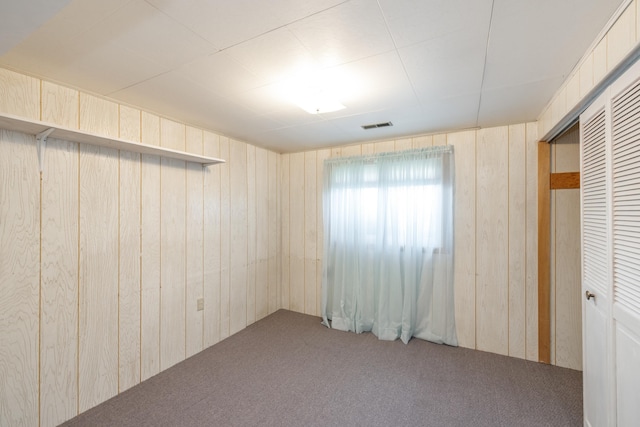 14006 E Cataldo Ave, Spokane Valley, WA 99216 - unfurnished bedroom with carpet and wooden walls