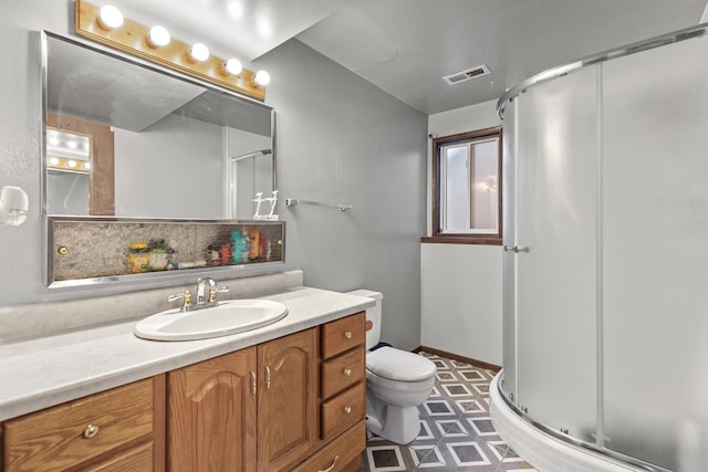 13015 E Mallon Ct, Spokane Valley, WA 99216 - bathroom featuring a stall shower and vanity