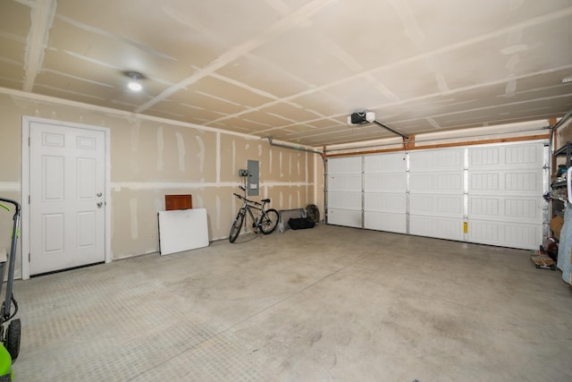 14520 E Everett Ct, Spokane Valley, WA 99216 - garage with electric panel and a garage door opener