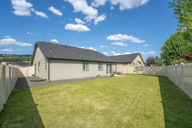 14520 E Everett Ct, Spokane Valley, WA 99216 - back of house featuring a fenced backyard and a shingled roof