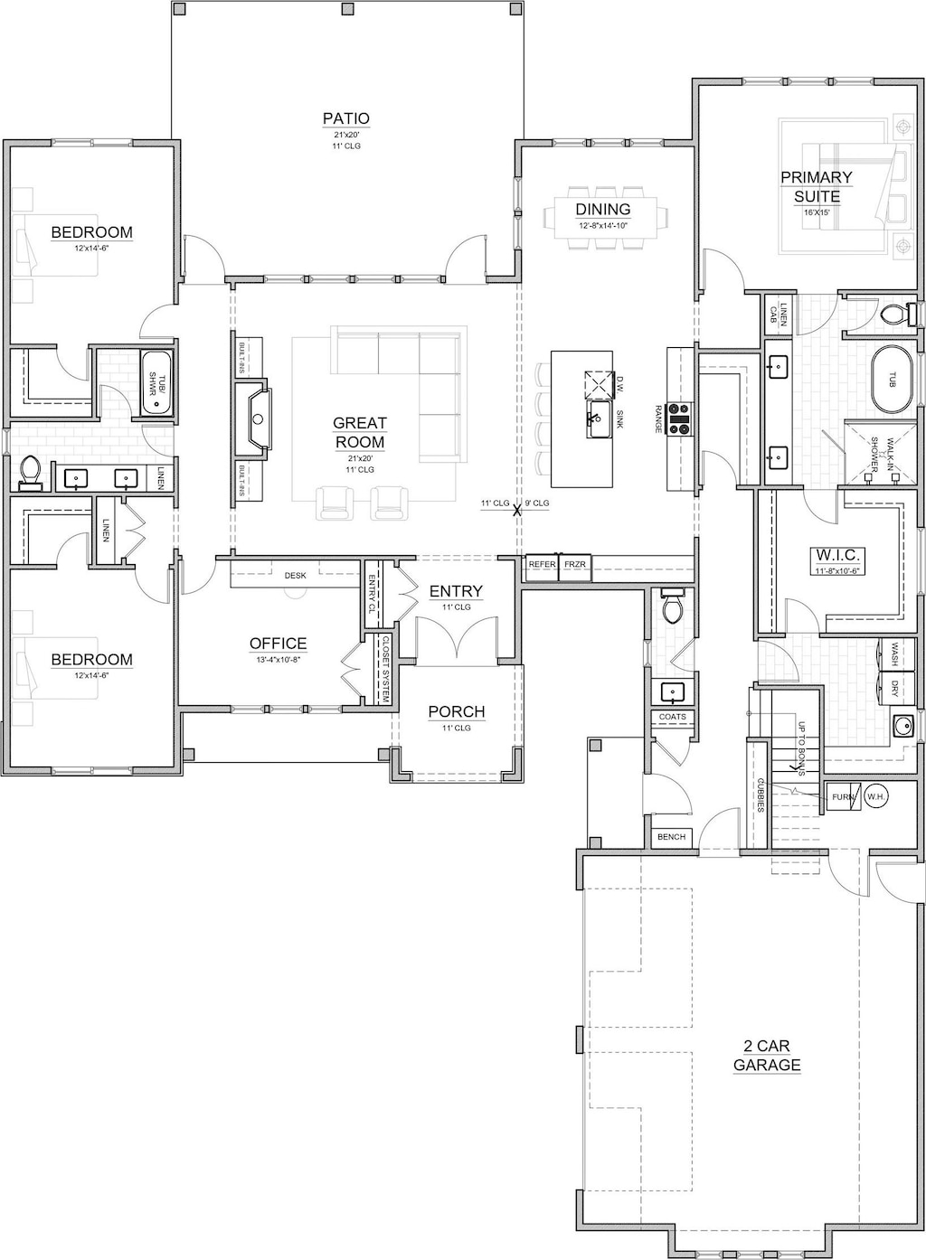 11717 E Honeycomb Springs Ln, Spokane, WA 99206 - view of property floor plan