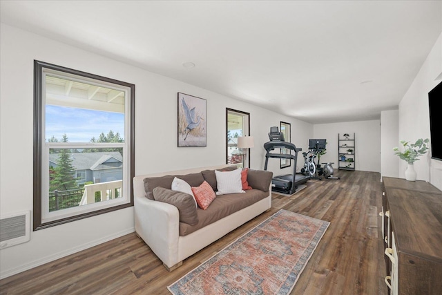 8422 E Sandlewood Ln, Spokane, WA 99217 - living area with wood finished floors