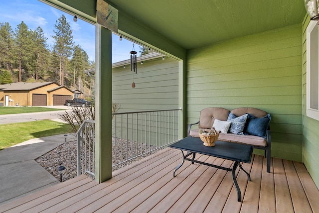 5981 Blackstone Way, Nine Mile Falls, WA 99026 - view of wooden deck