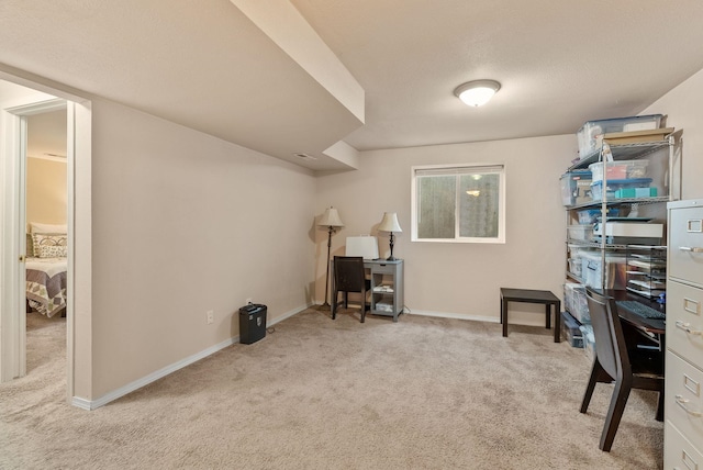5981 Blackstone Way, Nine Mile Falls, WA 99026 - home office with carpet floors and baseboards