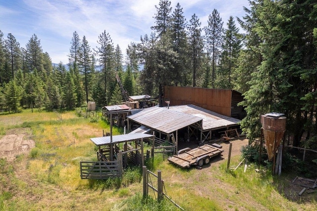 491 Winterfield Rd, Newport, WA 99156 - view from above of property with a forest