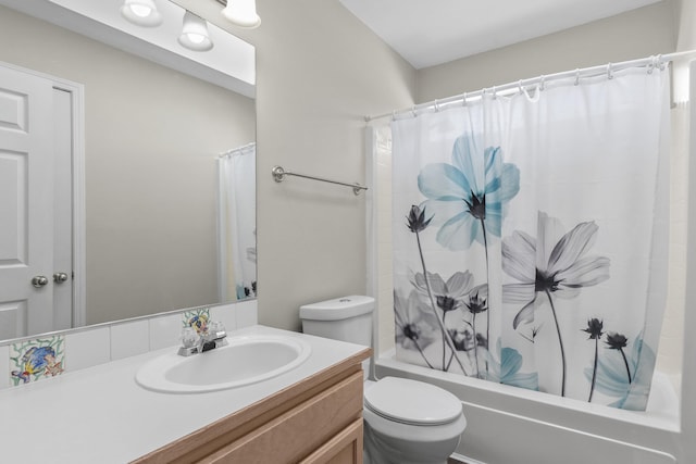 1707 N Harmony Ln, Greenacres, WA 99016 - full bathroom featuring vanity and shower / bath combo with shower curtain