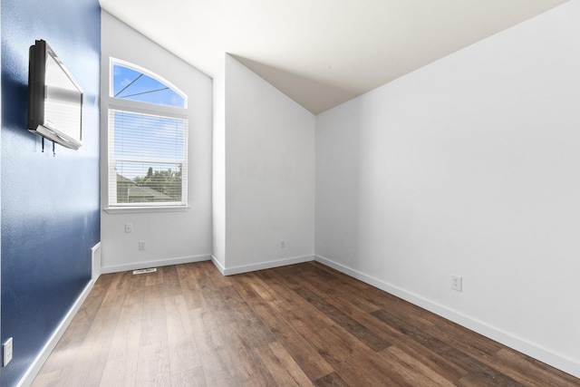 1707 N Harmony Ln, Greenacres, WA 99016 - additional living space with wood finished floors and lofted ceiling