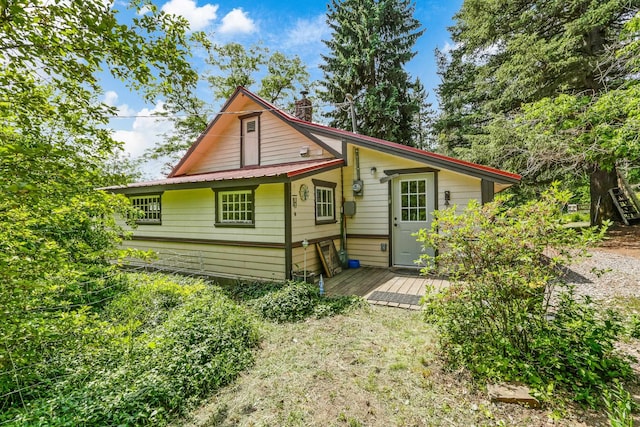 11 E Camden Rd, Elk, WA 99009 - back of property with a deck