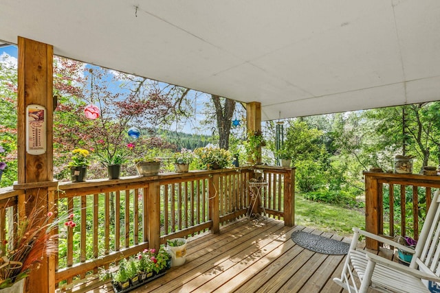 11 E Camden Rd, Elk, WA 99009 - view of wooden deck