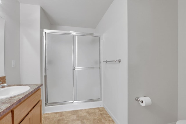 7316 S Dour St, Cheney, WA 99004 - bathroom with vanity and a stall shower