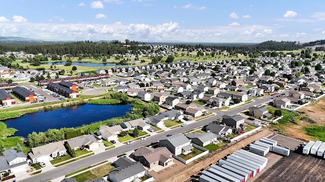 7316 S Dour St, Cheney, WA 99004 - aerial view of residential area featuring a large body of water