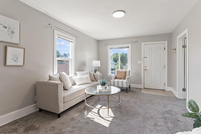 417 E Providence Ave, Spokane, WA 99207 - carpeted living area with baseboards