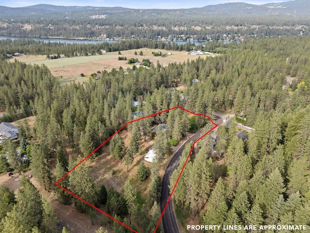 15007 W Willynwood Ln, Nine Mile Falls, WA 99026 - view of property location with property parcel outlined