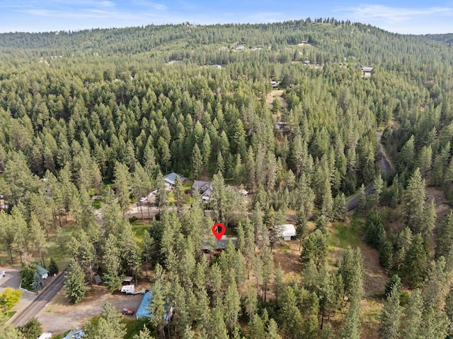 15007 W Willynwood Ln, Nine Mile Falls, WA 99026 - aerial view of property's location featuring a heavily wooded area