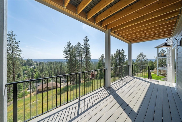 4219 W Tolliver Ct, Spokane, WA 99208 - wooden terrace with a lawn