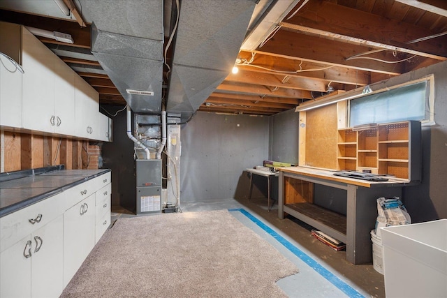 5615 N Forest Blvd, Spokane, WA 99205 - unfinished below grade area featuring heating unit