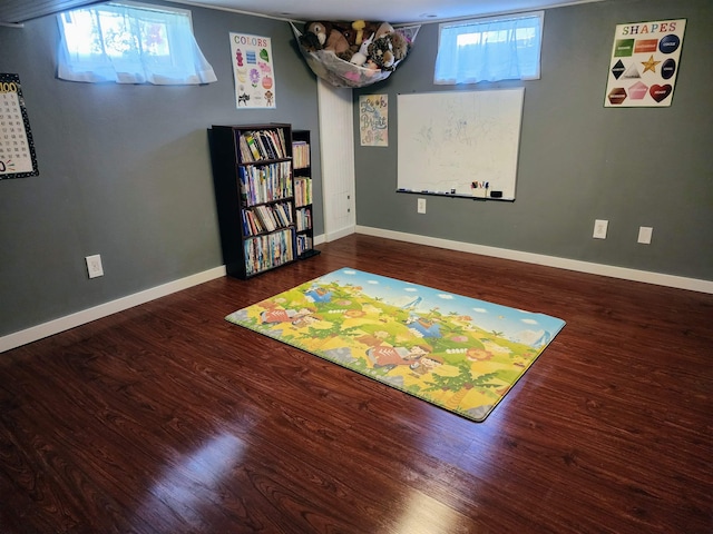 4107 N Bessie Rd, Spokane, WA 99212 - basement with wood finished floors and baseboards