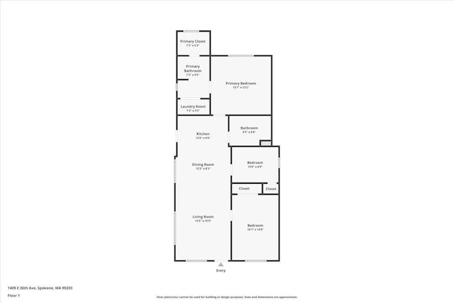 1409 E 36th Ave, Spokane, WA 99203 - view of room layout