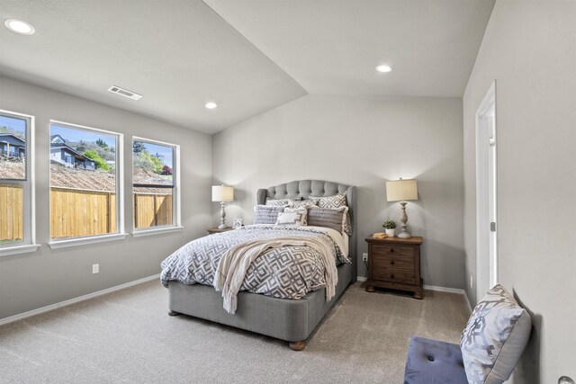 18126 E Barclay Ct Unit 3/4Snowbrush, Spokane Valley, WA 99016 - carpeted bedroom with recessed lighting and lofted ceiling