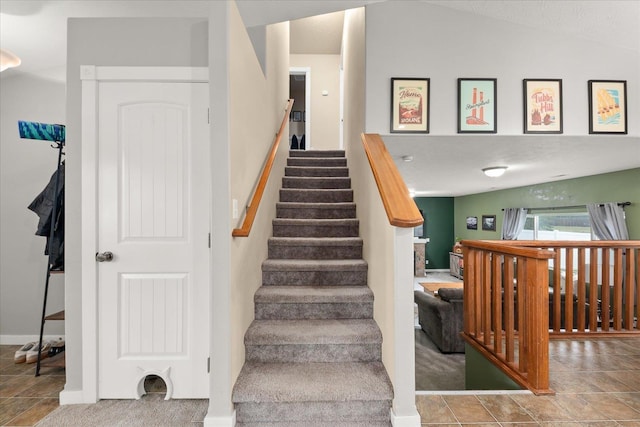 4031 S Bates Rd, Spokane Valley, WA 99206 - stairway featuring baseboards