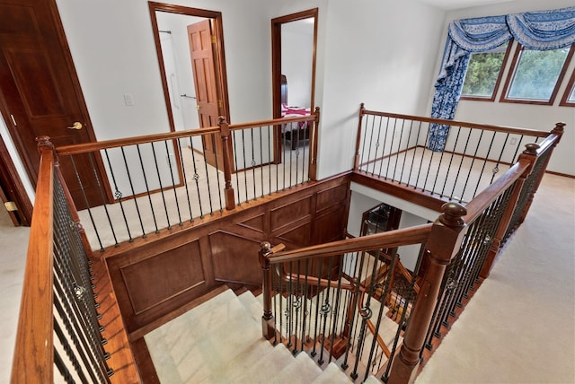 12910 S Fairway Ridge Ln, Spokane, WA 99224 - stairway with carpet
