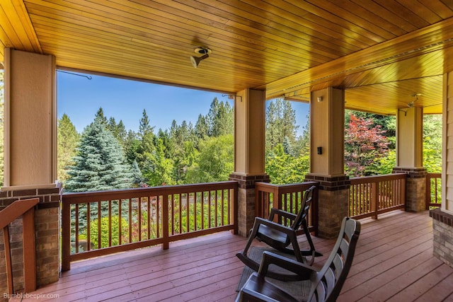12910 S Fairway Ridge Ln, Spokane, WA 99224 - view of wooden porch