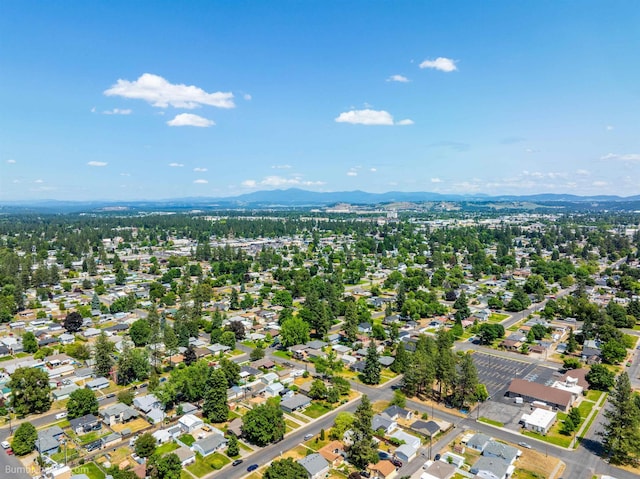 1306 W Joseph Ave, Spokane, WA 99205 - aerial view of residential area featuring a mountainous background