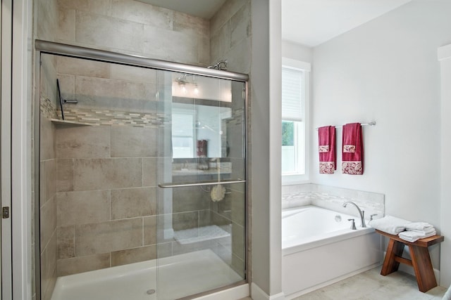 2630 S Fairmont Estates Ct, Greenacres, WA 99016 - bathroom featuring a bath and a stall shower